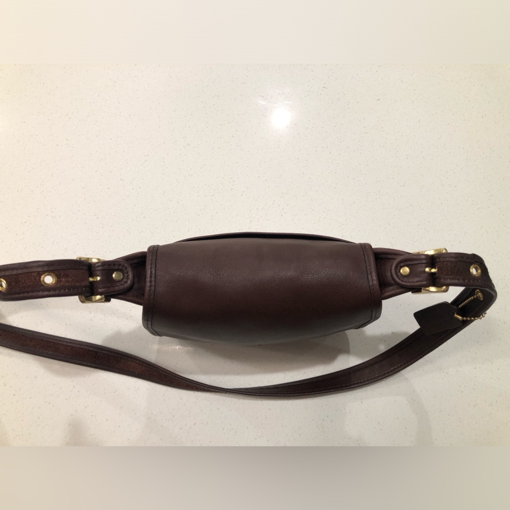 COACH VINTAGE LEGACY COMPANION  Mahogany Leather bag/purse #9715 with hangtag - Picture 9 of 14